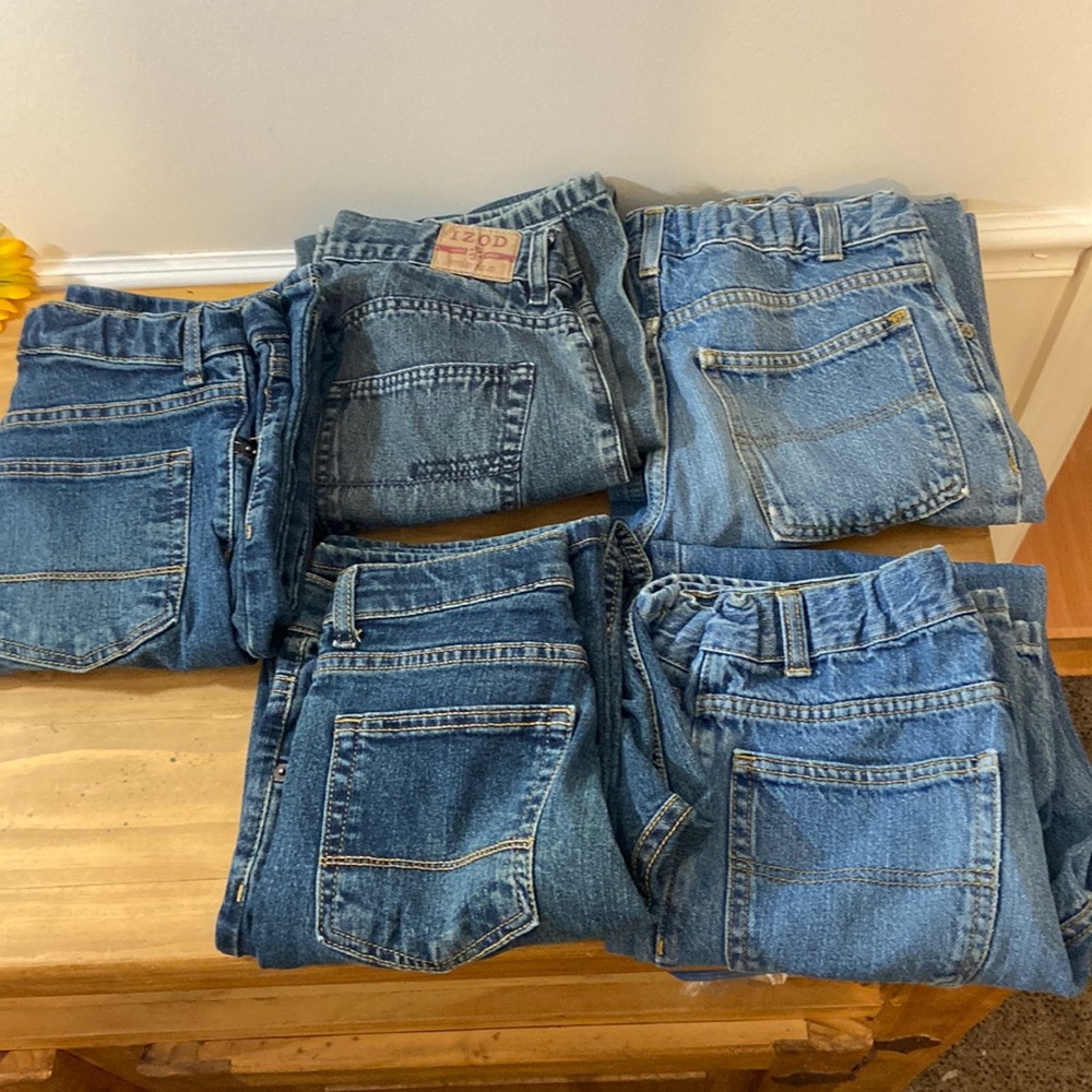 5 pair boys 14 jeans Guc ready for school?